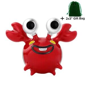 Red Crab Charm Bead | 925 Silver | Brand New